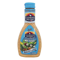 ADEREZO MIL ISLAS LIGHT CAJA CON 12 PIEZAS DE 237 ML