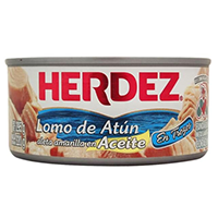 ATÚN HERDEZ EN ACEITE EN TROZOS 130 GR
