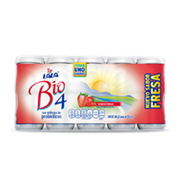 Bio 4 sabor fresa 5 pzas