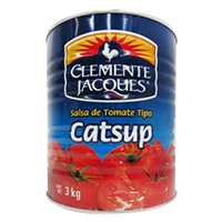 Catsup caja con 6 piezas de 3 kg