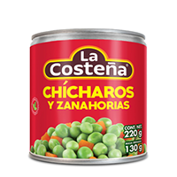 Chicharos y zanahoria 220 gr
