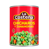 Chicharos y zanahoria 420 gr