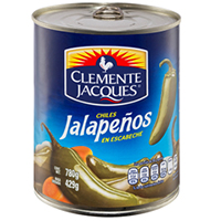 CHILES JALAPEÑOS ENTEROS CAJA CON 12 PIEZAS DE 780 GR