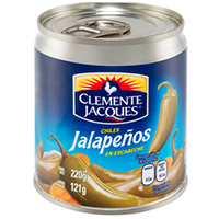 CHILES JALAPEÑOS ENTEROS CAJA CON 24 PIEZAS DE 220 GR