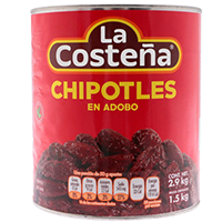 Chipotles en adobo 2.9 kg