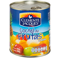 COCKTAIL FRUTAS CAJA CON 12 PIEZAS DE 850 GR