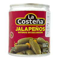 Jalapeños enteros en escabeche 220 gr