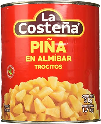 Piña en almibar trocitos 3 kg