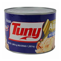 Lomo de atún aleta amarilla en agua 1.880 gr