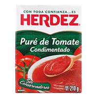 Pure de tomate condimentado 210 gr