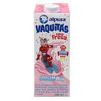 Leche sabor fresa 1 lt