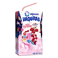LECHE SABOR FRESA 250 ML