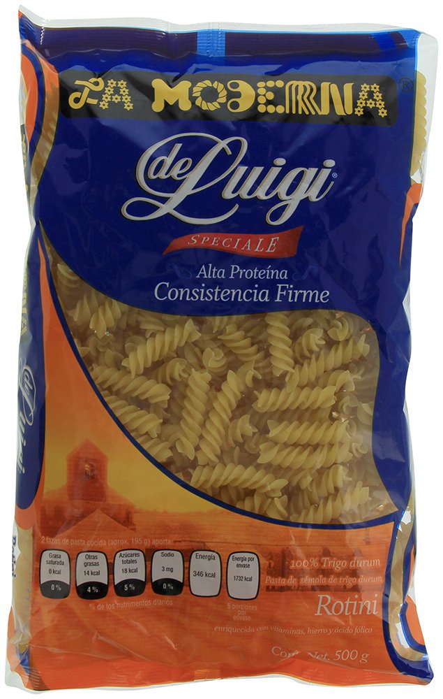 SOPA DE PASTA LA MODERNA DE LUIGI ROTINI 500 G