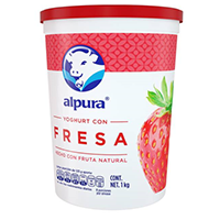 Yogurt de fresa 1 kg