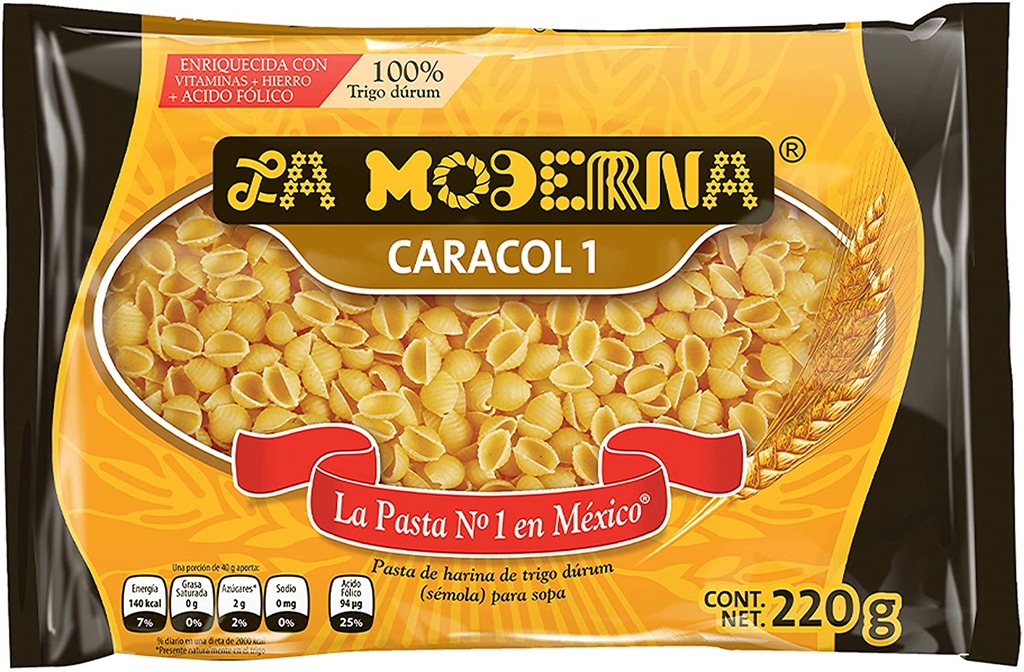 SOPA DE CARACOL N.1 LA MODERNA 200 G
