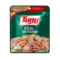 LOMO DE ATÚN ALETA AMARILLA EN ACEITE POUCH 110 GR