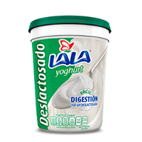 Yogurt batido deslactosado natural 900 gr