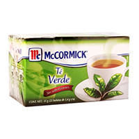 Té mccormick verde nal. 25 sobres