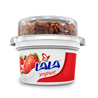 Yogurt batido fresa con cereal de chocolate 100 gr