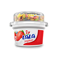 YOGURT BATIDO FRESA CON CEREAL TRICOLOR 100 GR