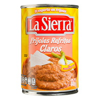 Frijoles refritos claros 440 gr