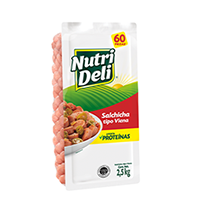 Salchicha tipo viena  2.5 kg