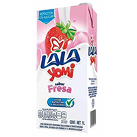 Leche de fresa 1 lt