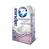 Leche deslactosada ligth 250 ml