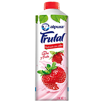 Leche frutal de fresa 1 lt