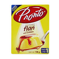 Flan sabor vainilla con caramelo 136 gr