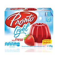 Gelatina fresa light 25 gr