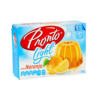 Gelatina naranja light 25 gr