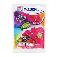 Gelatina sabor frutos rojos 35 gr