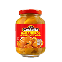 Habaneros enteros en escabeche 200 gr