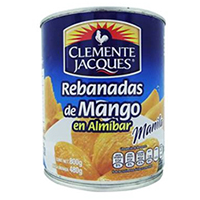 Mangos rebandas en almibar 800 gr