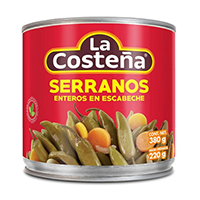 Serranos enteros en escabeche 380 gr
