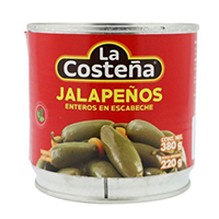 JALAPEÑOS ENTEROS EN ESCABECHE 380 GR